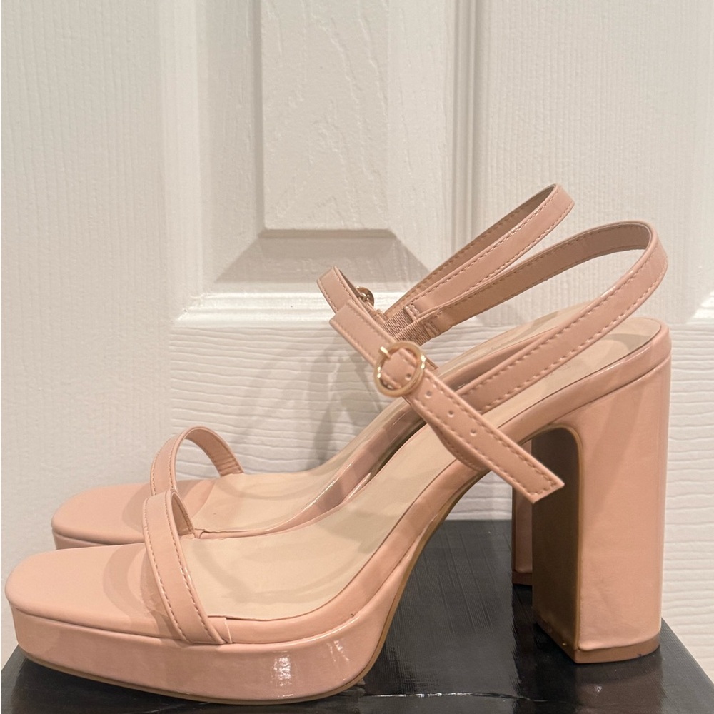 Bamboo Nude Heels